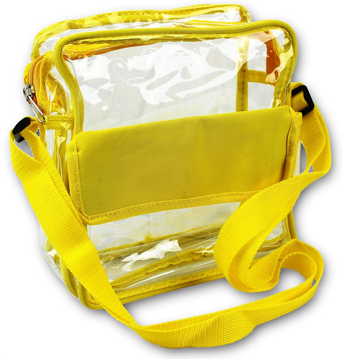 Yellow discount clear purse