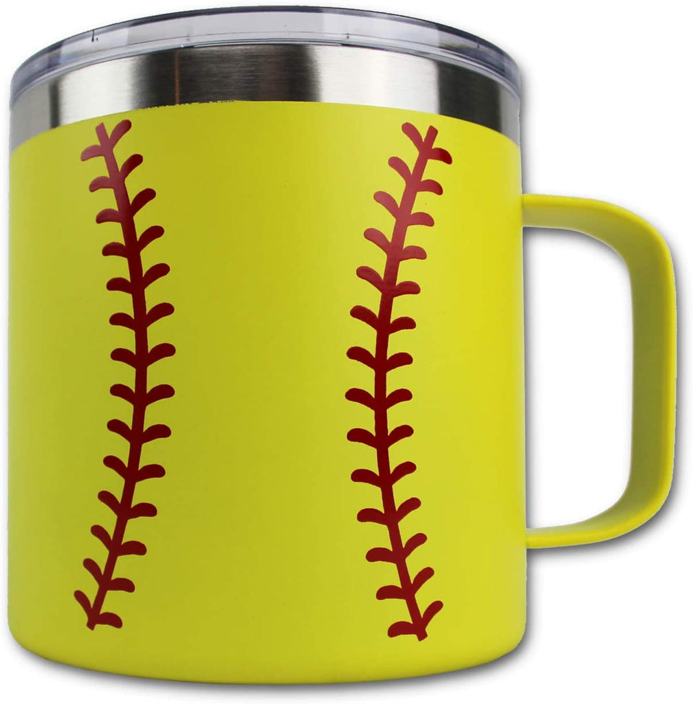 Coffee Cup Travel Mug Sports Baseball Dad Father GIft For Fans Men Women