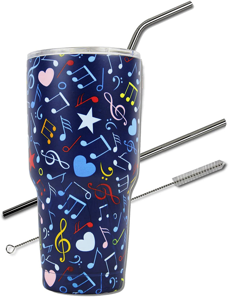 Bluey Mom Tumbler 20oz Stainless Steel Insulated Travel Cup Coffee Mug Lid  Straw